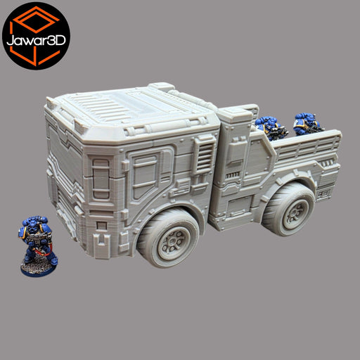 District 12 Vehicle #7 - 28mm Wargaming Scatter Terrain Scenery Tabletop - Only-Games
