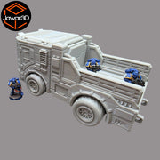 District 12 Vehicle #7 - 28mm Wargaming Scatter Terrain Scenery Tabletop - Only-Games