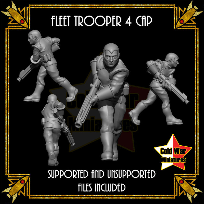 Fleet Trooper 4 - Running Gun Down (skullcap) - Only-Games