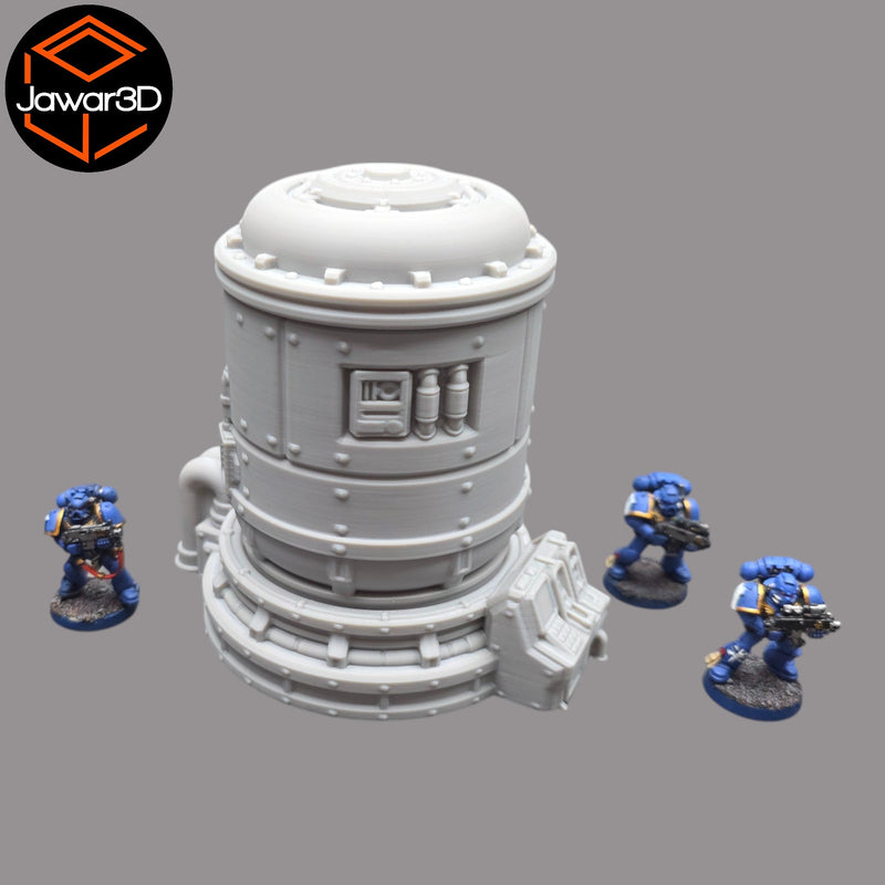 Production Silo - 28mm Wargaming Scatter Terrain Scenery Tabletop - Only-Games