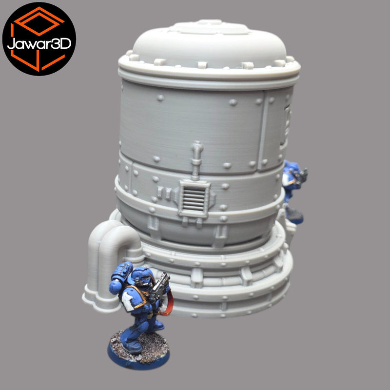 Production Silo - 28mm Wargaming Scatter Terrain Scenery Tabletop - Only-Games