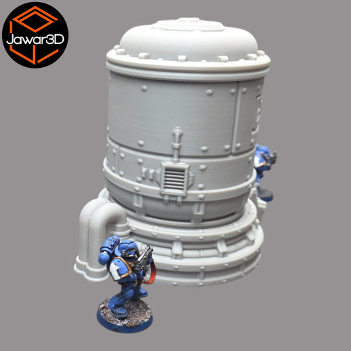 Production Silo - 28mm Wargaming Scatter Terrain Scenery Tabletop - Only-Games