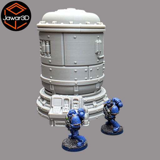 Production Silo - 28mm Wargaming Scatter Terrain Scenery Tabletop - Only-Games