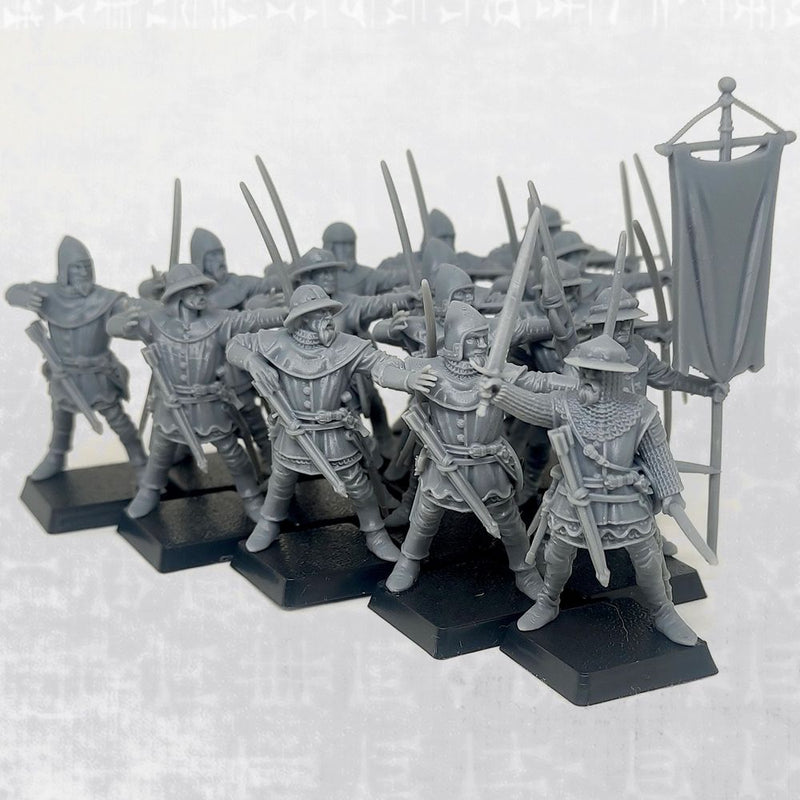 Archers on Foot - Complete Regiment - 34mm (Fantasy Scale) - Only-Games