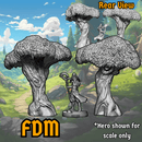 Crystal Collapse Set of 2 FDM/PLA trees - Only-Games