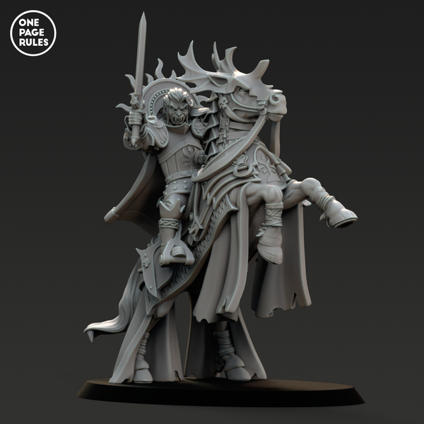 Vampiric Sword Lord on Steed (1 Model) - Only-Games