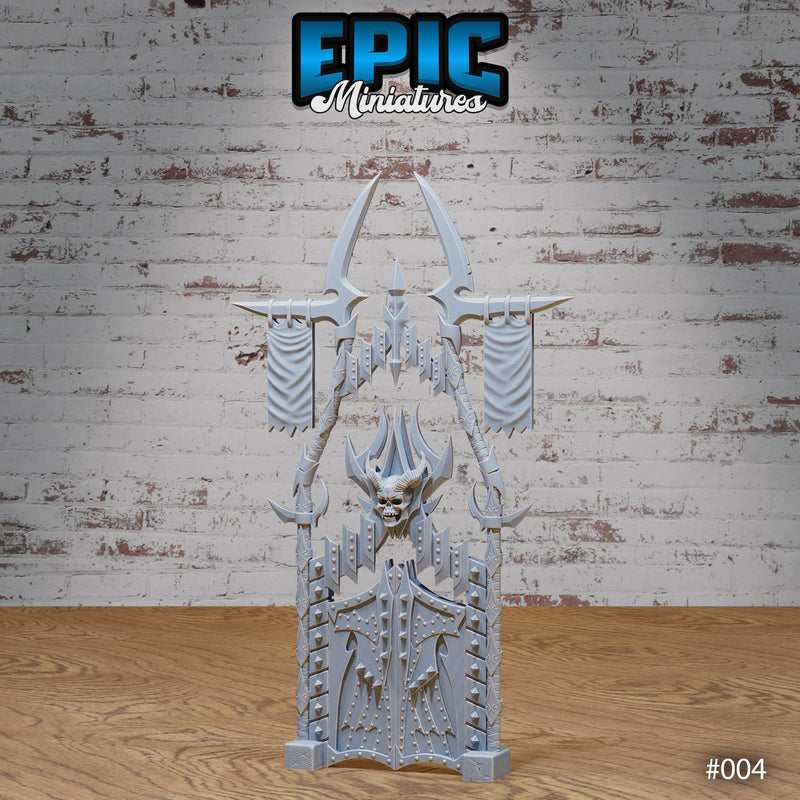 Dark Elf Siege Camp Fence Gates - Only-Games
