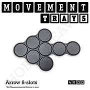 40mm Movement Trays for 28mm Miniatures | Tabletop Wargames Compatible | Full Range - Only-Games