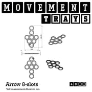 40mm Movement Trays for 28mm Miniatures | Tabletop Wargames Compatible | Full Range - Only-Games