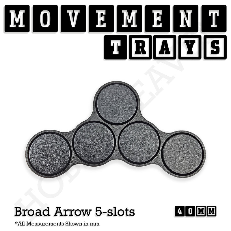 40mm Movement Trays for 28mm Miniatures | Tabletop Wargames Compatible | Full Range - Only-Games