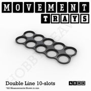 40mm Movement Trays for 28mm Miniatures | Tabletop Wargames Compatible | Full Range - Only-Games