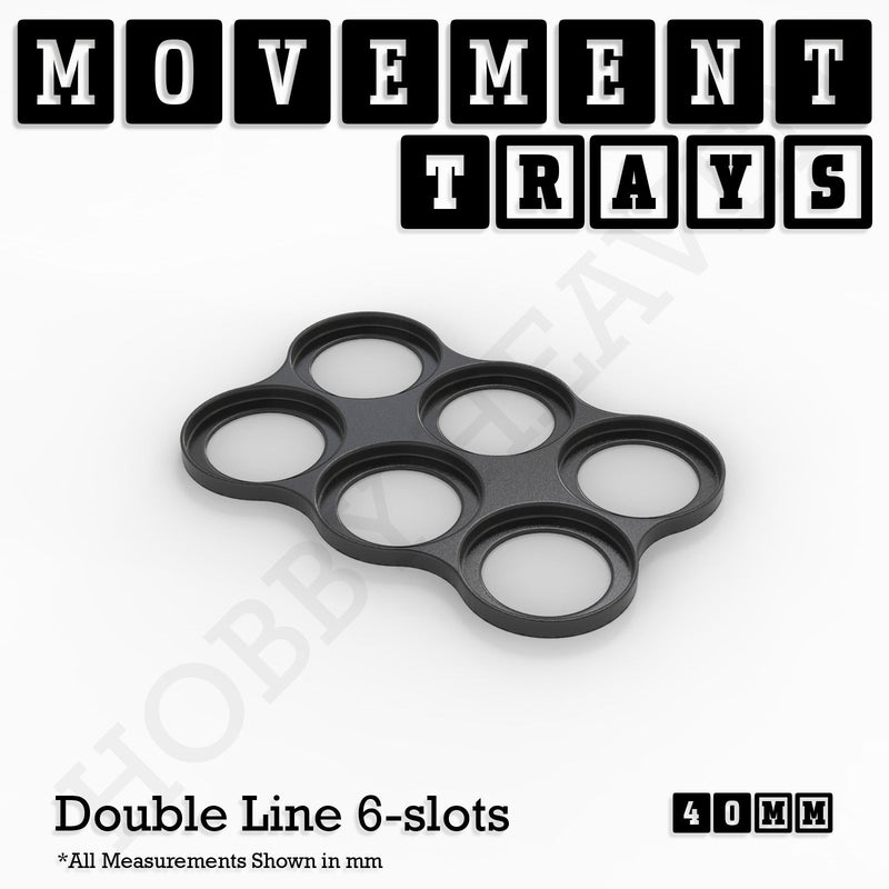 40mm Movement Trays for 28mm Miniatures | Tabletop Wargames Compatible | Full Range - Only-Games