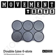 40mm Movement Trays for 28mm Miniatures | Tabletop Wargames Compatible | Full Range - Only-Games