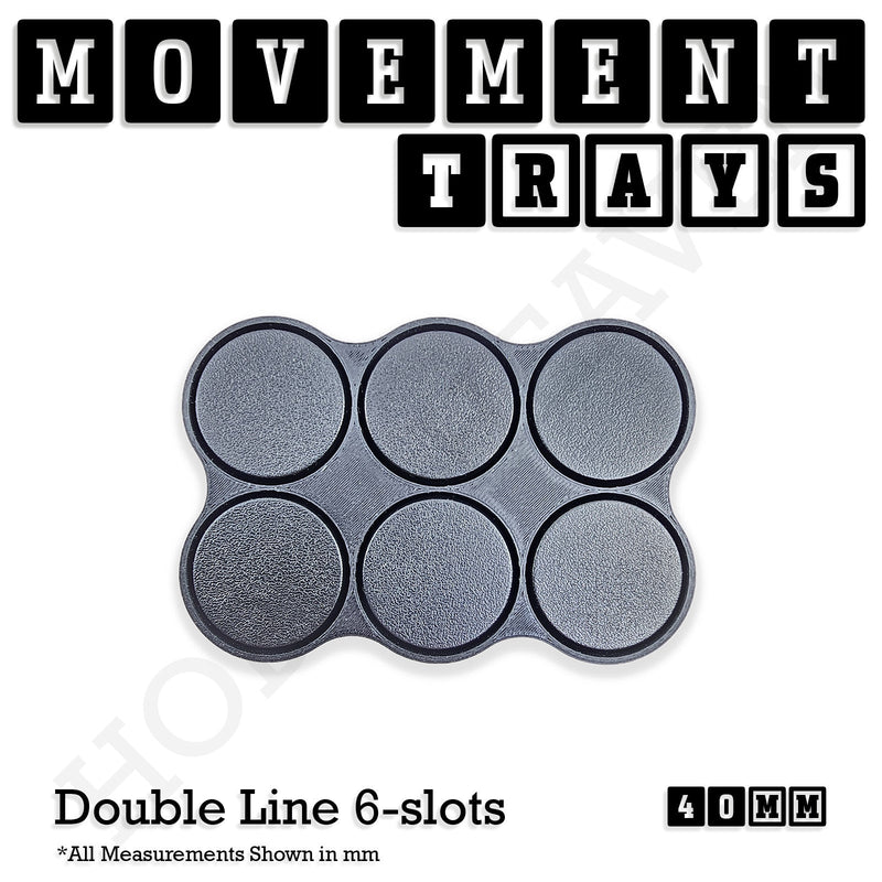 40mm Movement Trays for 28mm Miniatures | Tabletop Wargames Compatible | Full Range - Only-Games