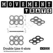 40mm Movement Trays for 28mm Miniatures | Tabletop Wargames Compatible | Full Range - Only-Games