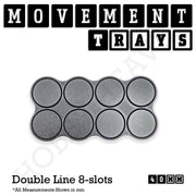 40mm Movement Trays for 28mm Miniatures | Tabletop Wargames Compatible | Full Range - Only-Games