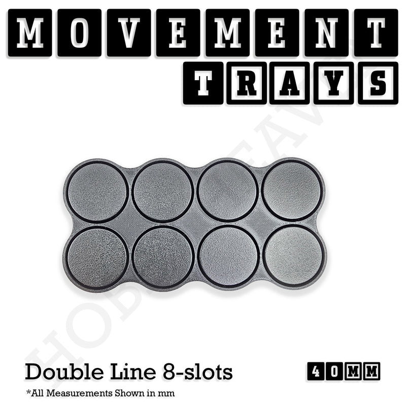 40mm Movement Trays for 28mm Miniatures | Tabletop Wargames Compatible | Full Range - Only-Games