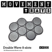 40mm Movement Trays for 28mm Miniatures | Tabletop Wargames Compatible | Full Range - Only-Games
