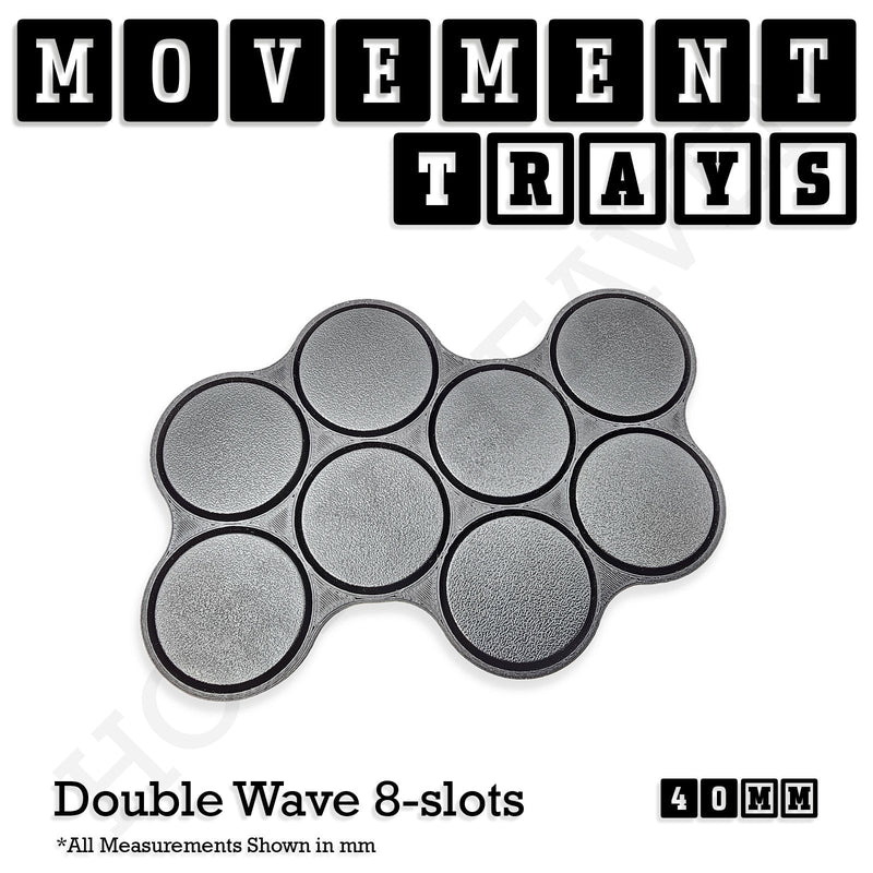 40mm Movement Trays for 28mm Miniatures | Tabletop Wargames Compatible | Full Range - Only-Games