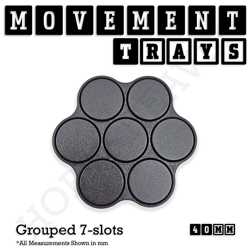 40mm Movement Trays for 28mm Miniatures | Tabletop Wargames Compatible | Full Range - Only-Games