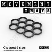 40mm Movement Trays for 28mm Miniatures | Tabletop Wargames Compatible | Full Range - Only-Games
