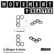40mm Movement Trays for 28mm Miniatures | Tabletop Wargames Compatible | Full Range - Only-Games