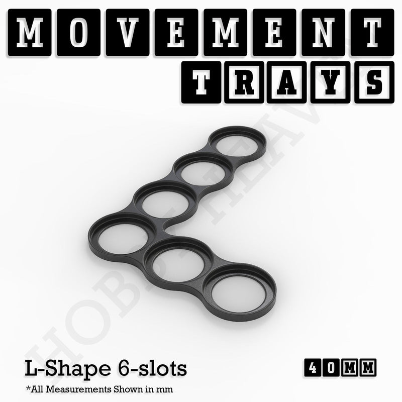 40mm Movement Trays for 28mm Miniatures | Tabletop Wargames Compatible | Full Range - Only-Games