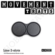 40mm Movement Trays for 28mm Miniatures | Tabletop Wargames Compatible | Full Range - Only-Games
