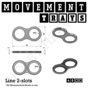 40mm Movement Trays for 28mm Miniatures | Tabletop Wargames Compatible | Full Range - Only-Games