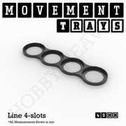 40mm Movement Trays for 28mm Miniatures | Tabletop Wargames Compatible | Full Range - Only-Games