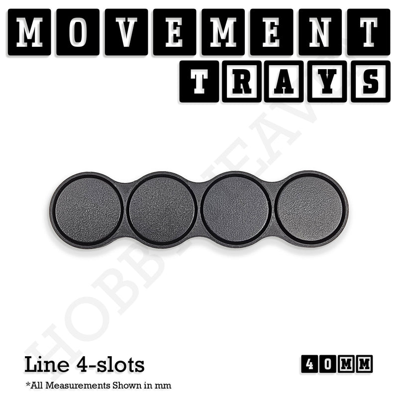 40mm Movement Trays for 28mm Miniatures | Tabletop Wargames Compatible | Full Range - Only-Games