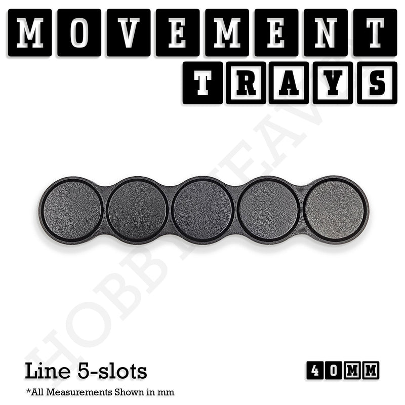 40mm Movement Trays for 28mm Miniatures | Tabletop Wargames Compatible | Full Range - Only-Games