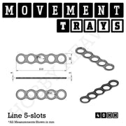 40mm Movement Trays for 28mm Miniatures | Tabletop Wargames Compatible | Full Range - Only-Games