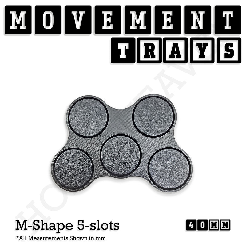40mm Movement Trays for 28mm Miniatures | Tabletop Wargames Compatible | Full Range - Only-Games