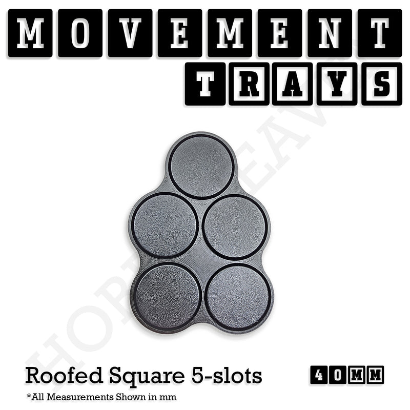 40mm Movement Trays for 28mm Miniatures | Tabletop Wargames Compatible | Full Range - Only-Games