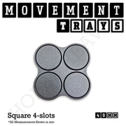 40mm Movement Trays for 28mm Miniatures | Tabletop Wargames Compatible | Full Range - Only-Games