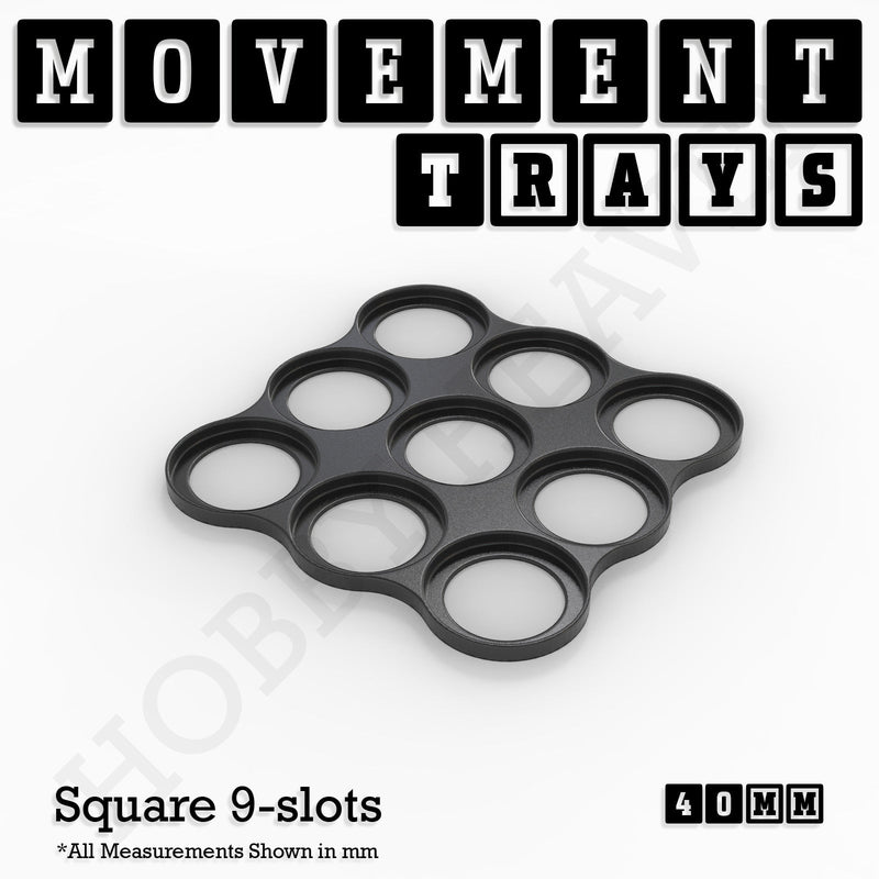 40mm Movement Trays for 28mm Miniatures | Tabletop Wargames Compatible | Full Range - Only-Games