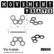 40mm Movement Trays for 28mm Miniatures | Tabletop Wargames Compatible | Full Range - Only-Games