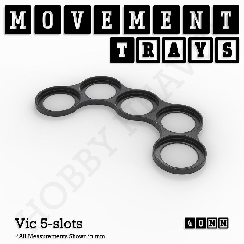 40mm Movement Trays for 28mm Miniatures | Tabletop Wargames Compatible | Full Range - Only-Games