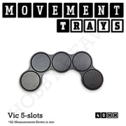 40mm Movement Trays for 28mm Miniatures | Tabletop Wargames Compatible | Full Range - Only-Games