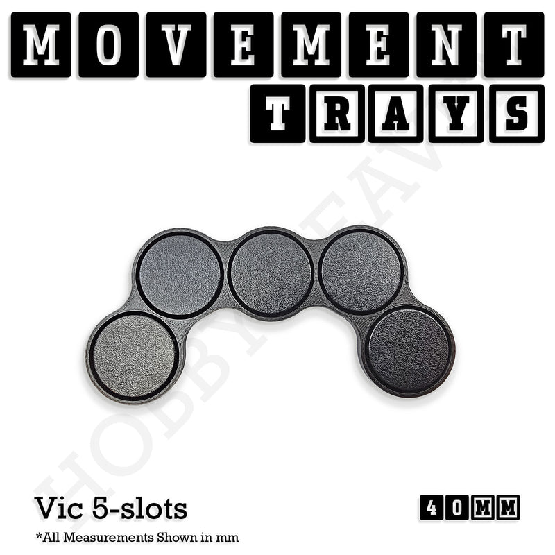40mm Movement Trays for 28mm Miniatures | Tabletop Wargames Compatible | Full Range - Only-Games