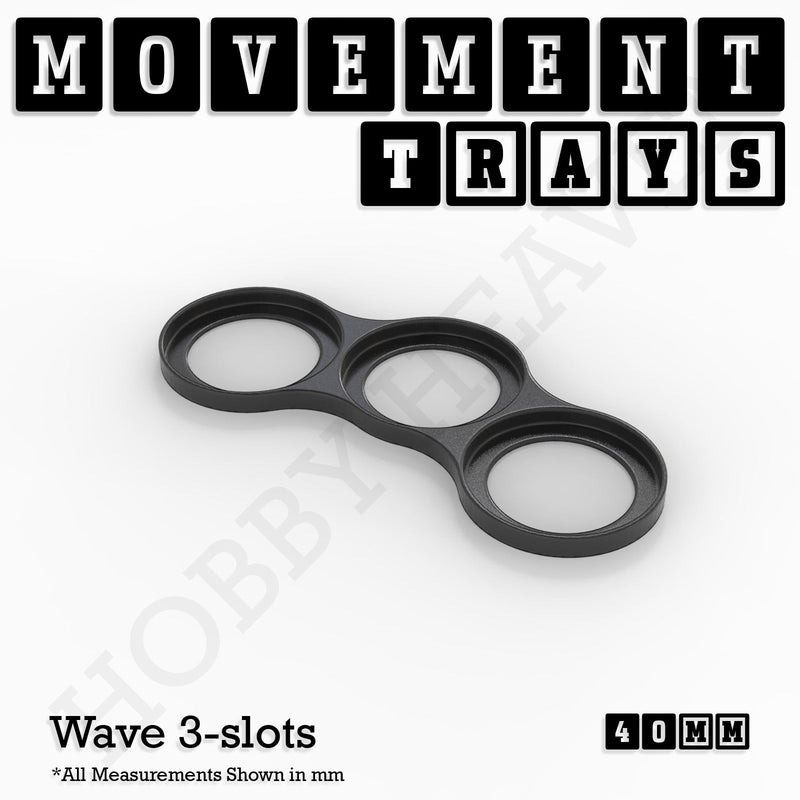 40mm Movement Trays for 28mm Miniatures | Tabletop Wargames Compatible | Full Range - Only-Games