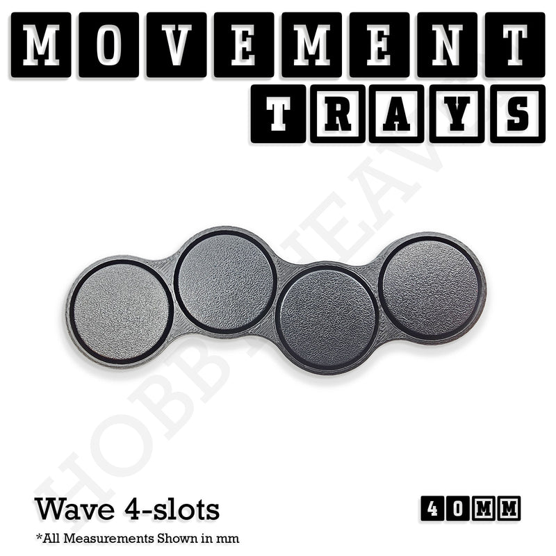 40mm Movement Trays for 28mm Miniatures | Tabletop Wargames Compatible | Full Range - Only-Games