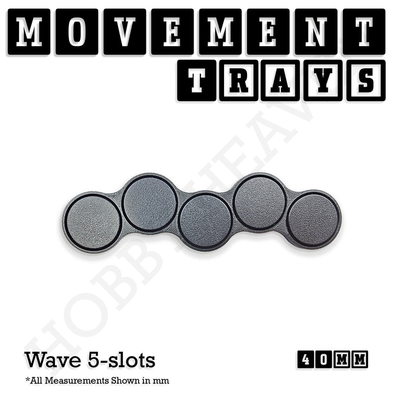 40mm Movement Trays for 28mm Miniatures | Tabletop Wargames Compatible | Full Range - Only-Games