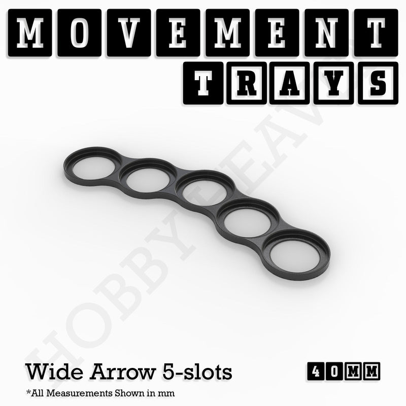 40mm Movement Trays for 28mm Miniatures | Tabletop Wargames Compatible | Full Range - Only-Games