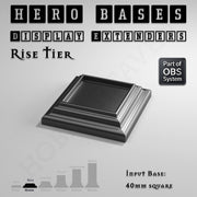 Hero Bases Display Extenders | Squares and Rectangles | Convert Gaming Bases to Display Bases & Plinths - Only-Games
