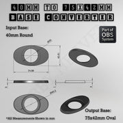 Round To Oval Bases Size Converters 3d Print Full Range - Only-Games