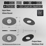 Round To Oval Bases Size Converters 3d Print Full Range - Only-Games