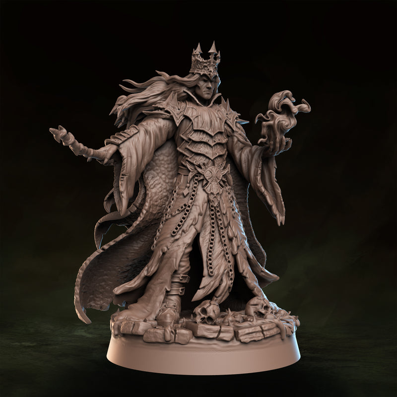 Aos Si Sorcerer King - 75mm Scale - Only-Games