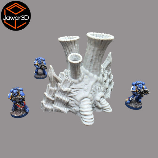 Hive Smokestack #1 - 28mm Wargaming Scatter Terrain Scenery Tabletop - Only-Games